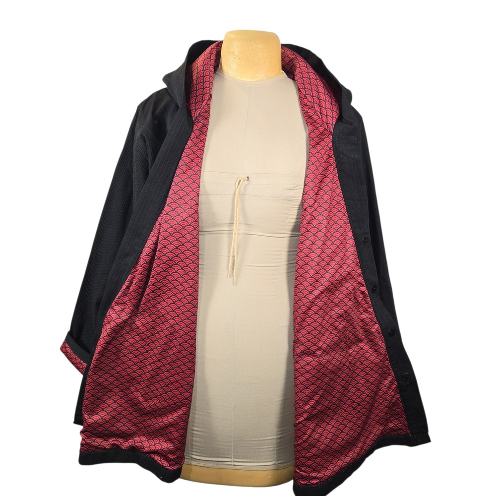 Budo Brothers Hood-Gi Black Red Hooded Jacket Men Martial Arts MMA HeavyweightXL - Picture 5 of 15
